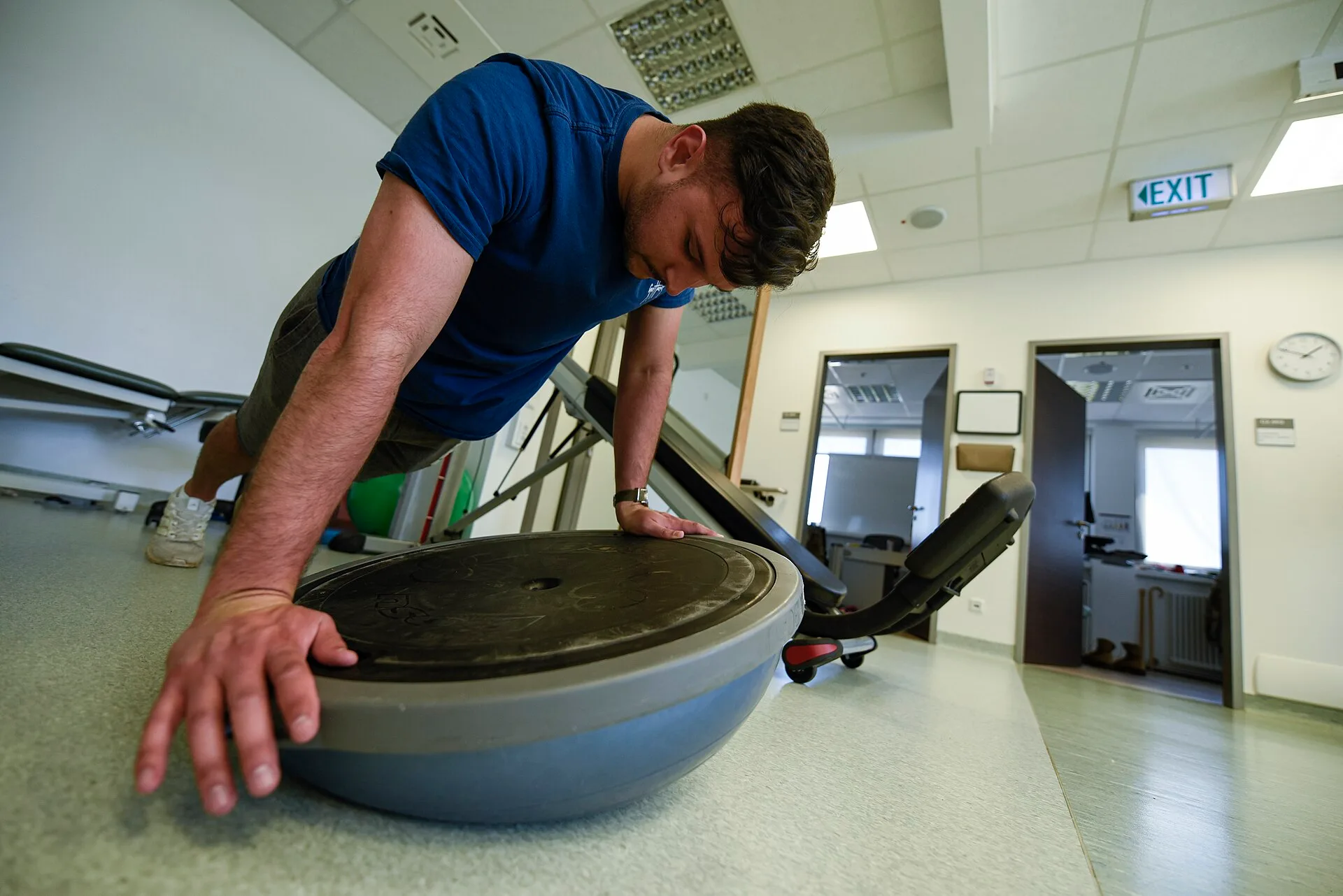 U.S. Air Force Senior Airman John Cabral, 52nd Security Forces member, performs a physical therapy exercise in the medical clinic at Spangdahlem Air Base, Germany, June 14, 2022. Providing an avenue for Airmen to rehabilitate on base helps 52nd Fighter Wing Airmen to maintain physical readiness to s. Physical Therapy Marketing: Channels and Rules