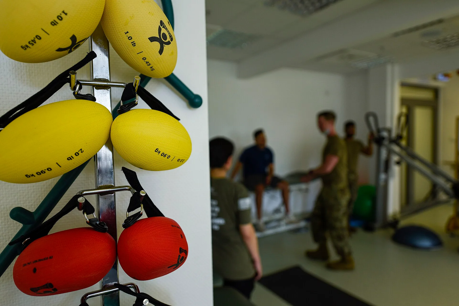 U.S. Air Force Airmen from the 52nd Fighter Wing attend physical therapy sessions in the medical clinic at Spangdahlem Air Base, Germany, June 14, 2022. Providing an avenue for Airmen to rehabilitate on base helps 52nd FW Airmen to maintain physical readiness to support worldwide Air Force operation. Physical therapy break-even: the formula for visits per clinician