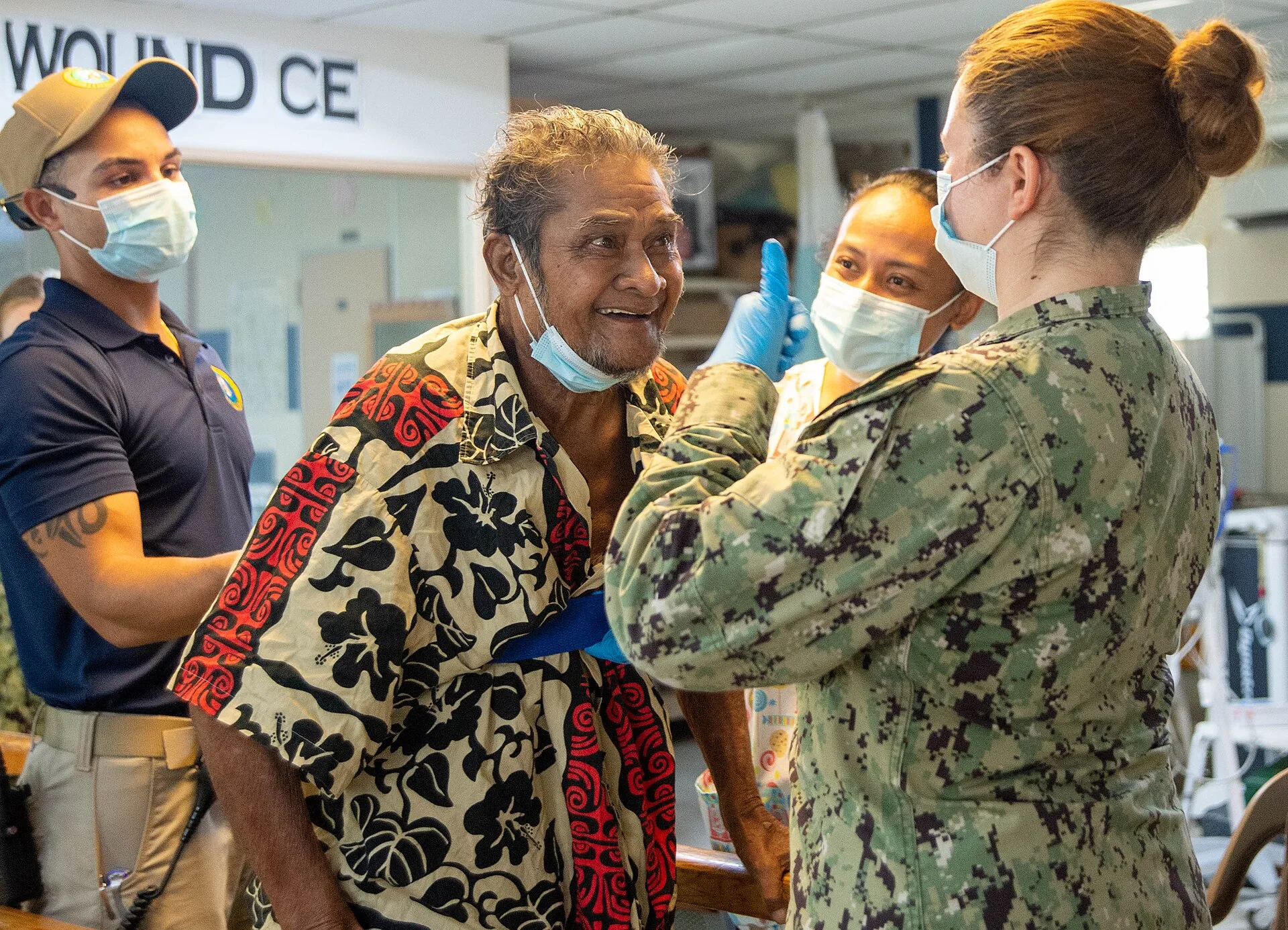 U.S. Navy Hospital Corpsman 3rd Class Victoria Faulkner, right, from Jupiter, Florida, and Chief Hospital Corpsman Brandon Godette, left, from South Bend, Indiana, assist a Marshallese patient to walk with parallel bar support during a physical therapy clinic at Majuro Hospital in Majuro, Republic o. Physical therapy bundles and pricing tiers