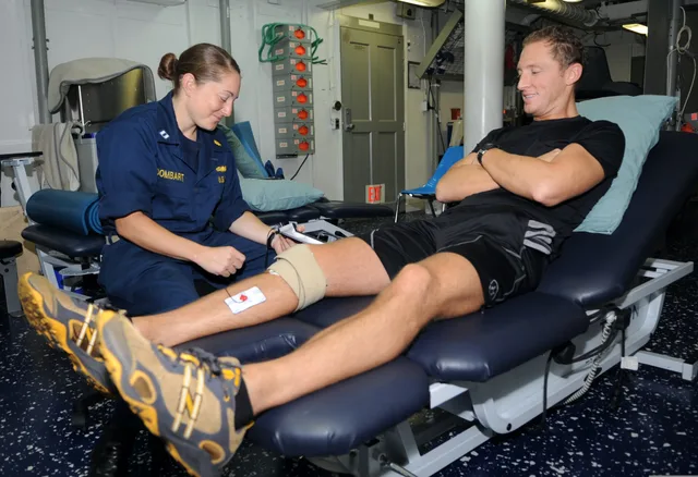 Lt. Rachel Dombart, right, conducts a physical therapy session with Aviation Ordnanceman 2nd Class Mark Gill aboard the aircraft carrier USS George H.W. Bush (CVN 77) in the Atlantic Ocean Aug. 14, 2013. The George H.W. Bush was conducting tailored ship's training availability and final evaluation p. Texas physical therapy scheduling: direct access and Medicare dates